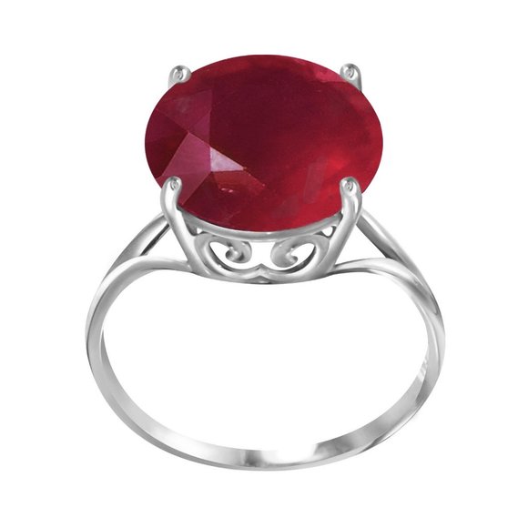 14K  GOLD RING WITH NATURAL 12.0 MM ROUND RUBY - Picture 2 of 4